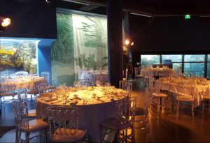 Dîner au cœur du pavillon Bretagne d'Océanopolis à Brest