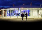 Séminaire en soirée dans le pavillon événementiel d'Océanopolis